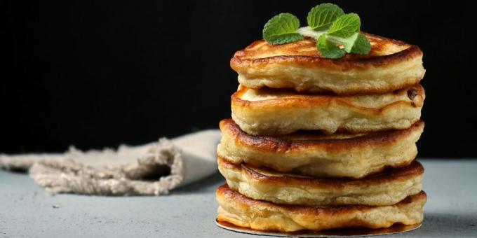 Crêpes aux pommes et raisins secs sans sucre