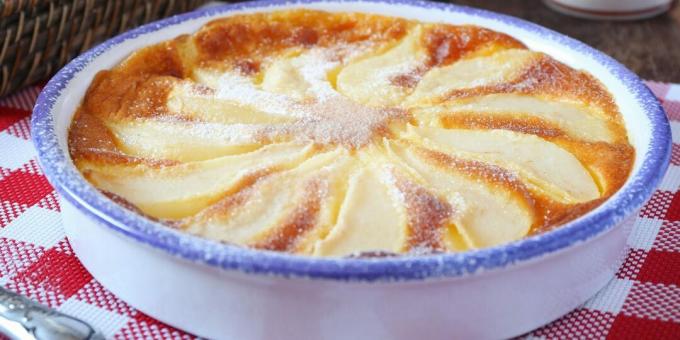 Clafoutis à la poire et muscade