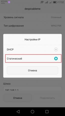 création serveur DNS sur Android