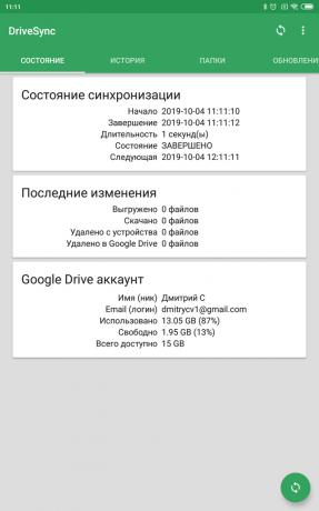 Autosync pour Google Drive
