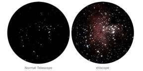 Chose du jour: eVscope - télescope intelligent, créé avec le soutien de SETI