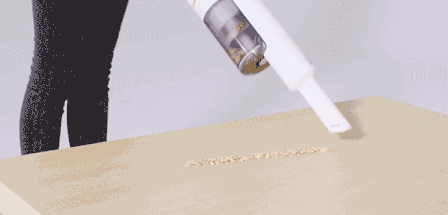 Comment choisir un aspirateur: aspirateur à main peut enlever le sable, céréales renversé ou d'autres aliments