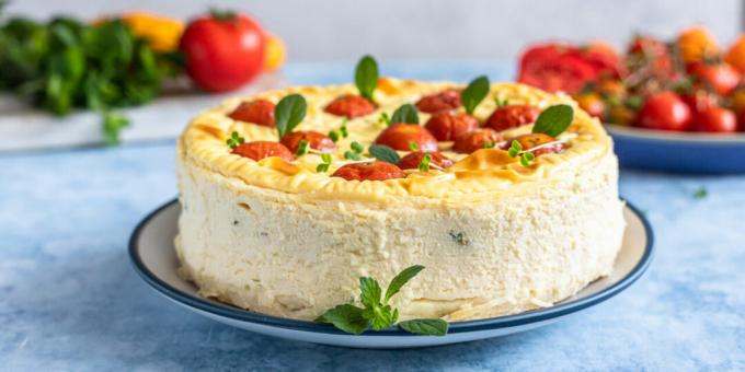 Snack cheesecake aux tomates