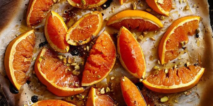 desserts simples: délicieux oranges cuites au four