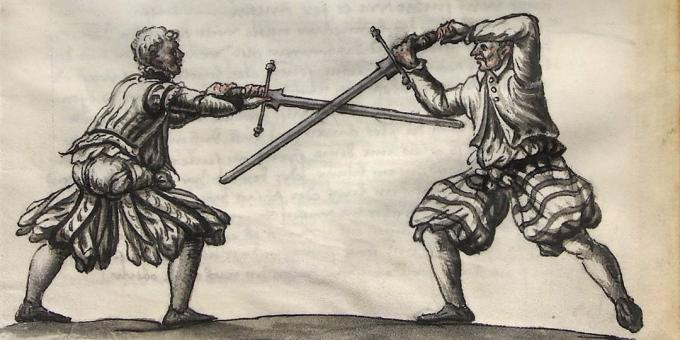 Mythes sur les batailles médiévales: duel avec des épées à deux mains