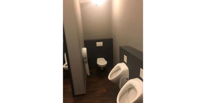 WC dans un restaurant allemand