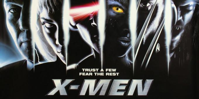 L'affiche du premier film X-Men