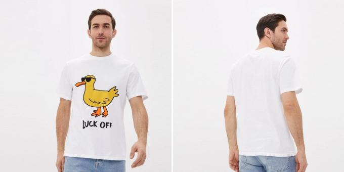 T-shirts imprimés: canard effronté
