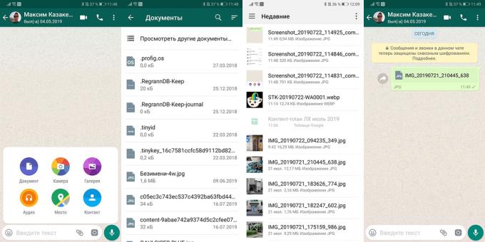 Comment envoyer une photo en pleine taille dans WhatsApp pour Android