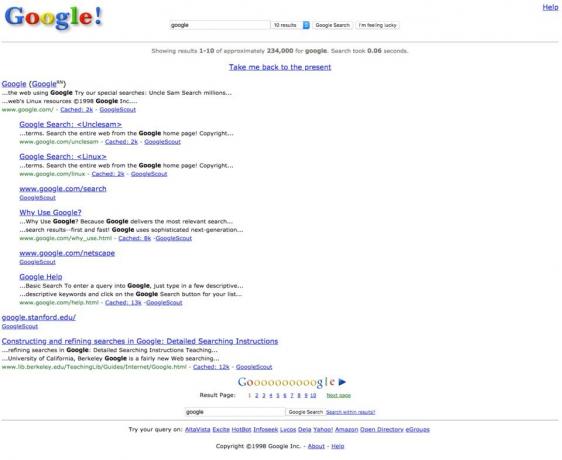 Recherche google