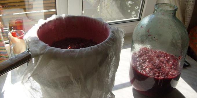 Comment faire du vin de groseilles à la maison. Toutes les baies doivent rester à Marl