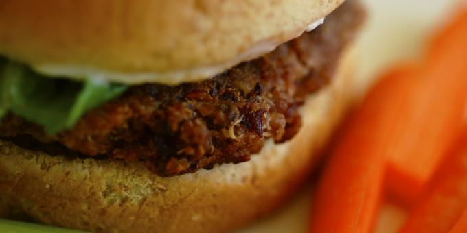 Végétarien hamburgers de haricots