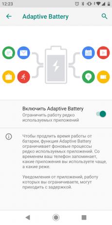Comment économiser la batterie sur Android: Batterie Adaptive