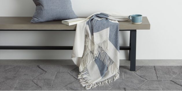 style scandinave à l'intérieur: texture tricot
