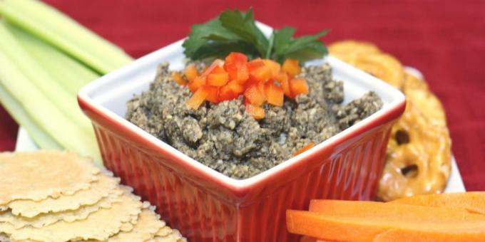 Caviar de champignons séchés