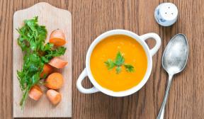 Soupe-purée aux navets et carottes