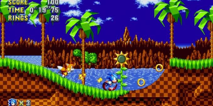Jeux sur la Nintendo Switch: Sonic Mania plus