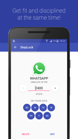 Steplock: norme étapes pour déverrouiller WatsApp