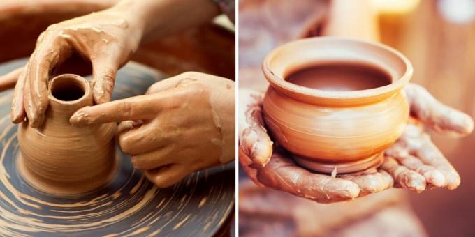 Que donner à une femme pour son anniversaire: une leçon de poterie