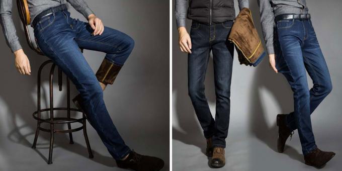 Jeans isolés pour les hommes
