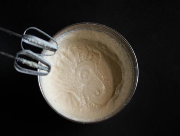 biscuits au thé: faire la pâte