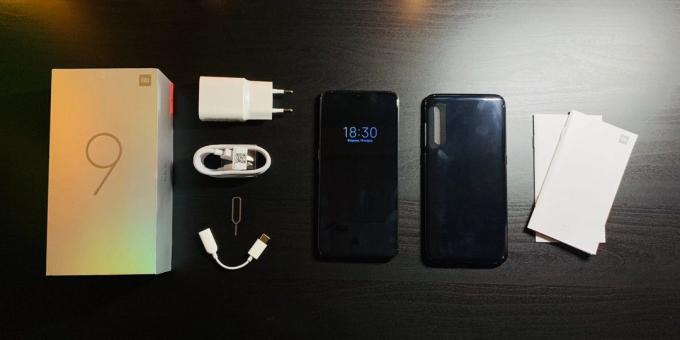 Vue d'ensemble Xiaomi Mi 9: Options