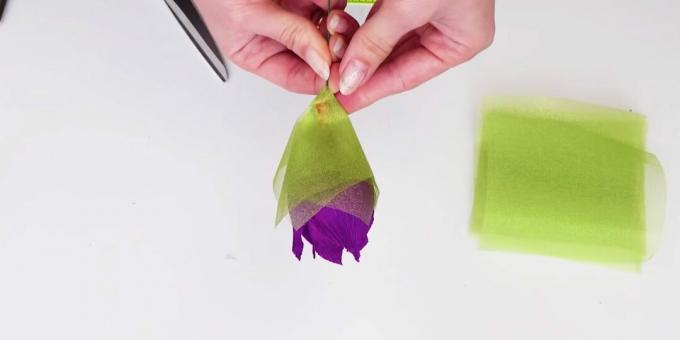 Bouquet de bonbons DIY: décorez les sépales