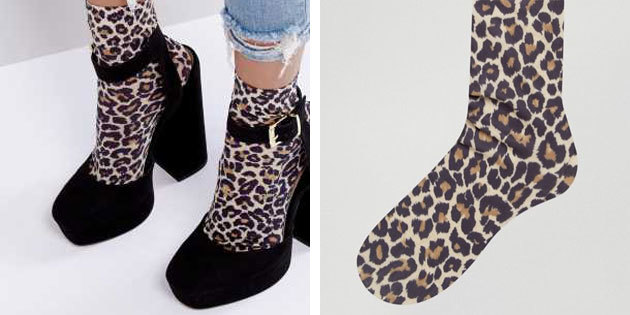 chaussettes belles chaussettes: léopard