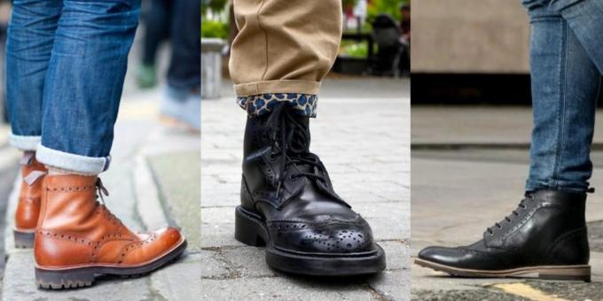 chaussures à la mode, brogues pour l'automne et l'hiver 2019/2020