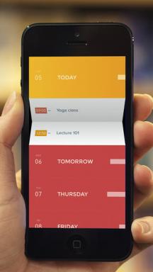 Calendrier PEEK - un calendrier simple pour iOS avec des fonctionnalités très intéressantes