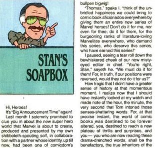 L'un des problèmes Soapbox de Stan