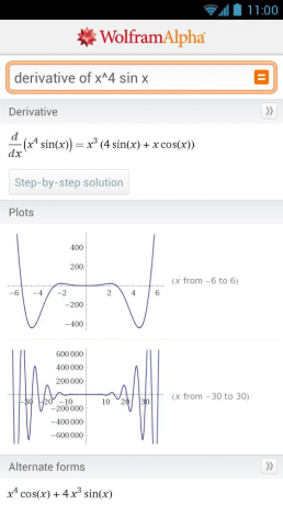WolframAlpha: Mathématiques