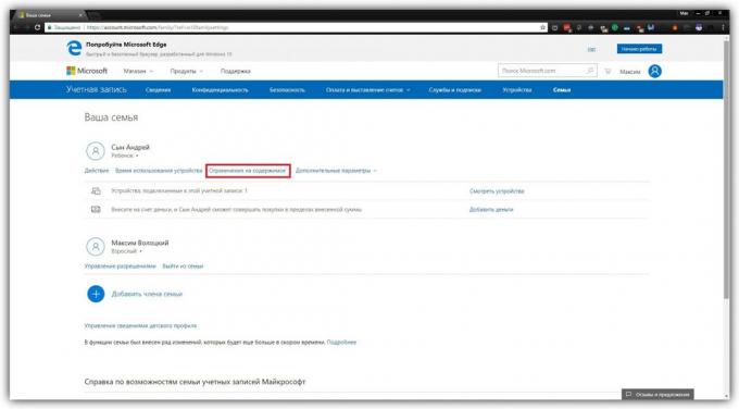 Comment faire pour bloquer un site dans Windows fonctions de contrôle parental