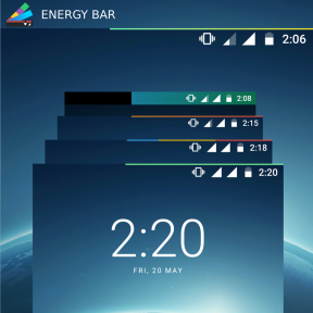 Bar Energy pour Android vous aidera à faire l'indicateur de batterie plus visible