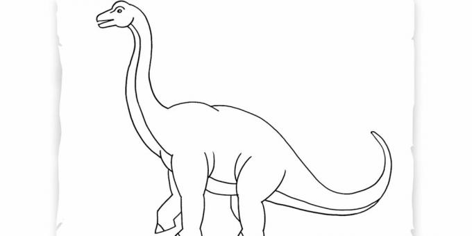 Comment dessiner un brachiosaure