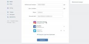 Comment lier à Facebook Instagram, « VKontakte »