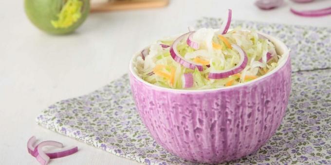 Salade de choucroute et radis