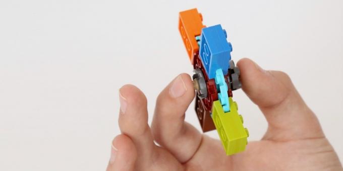 comment faire une fileuse de Lego