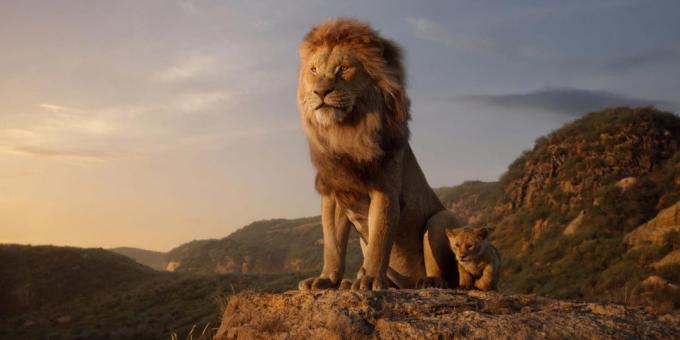 « Le Roi Lion »: Mufasa et Simba petit