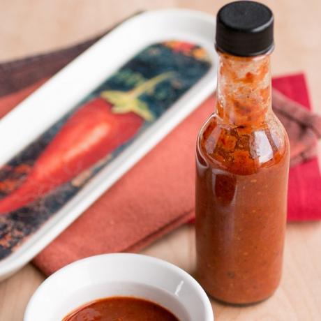 sauces épicées: sauce chili très épicé