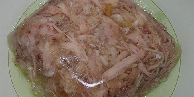 Aspic recettes: Jellied jarret de porc
