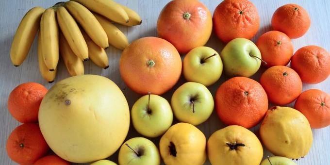 Bouquet de fruits avec ses propres mains: choisir des fruits