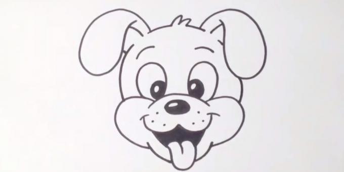 Comment dessiner un museau de chien de bande dessinée