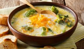 Soupe au brocoli et au fromage