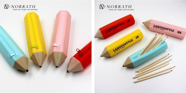 Pencil sous la forme d'un crayon