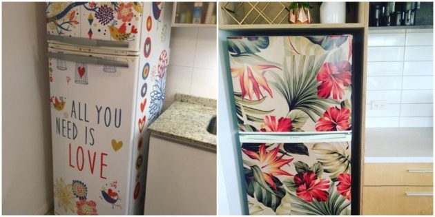 La cuisine: décorer le réfrigérateur