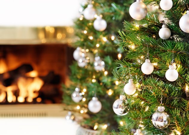 Décorer un arbre de Noël: jouets plaine
