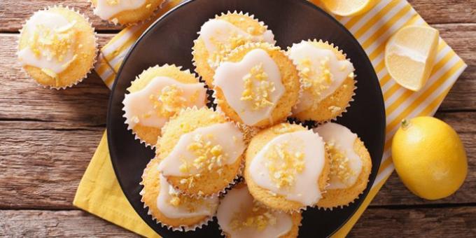 muffins citron avec crème sure