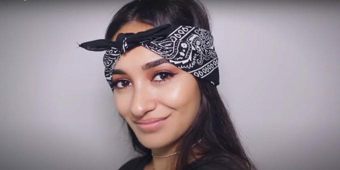 Comment porter un bandana: serre-tête à nœud