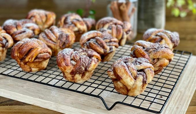 Rouleaux tressés à la cannelle